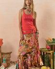 Birth of Venus Maxi Skirt - Caramel Skirts SPELL