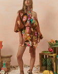 Birth of Venus Tunic Dress - Caramel Dresses SPELL