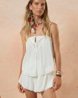 Hera Lace Crop - Salt shirt SPELL