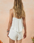 Hera Lace Crop - Salt shirt SPELL