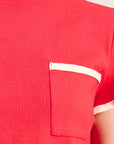 Alémais Bonetta Cropped Tee Red shirt Alémais