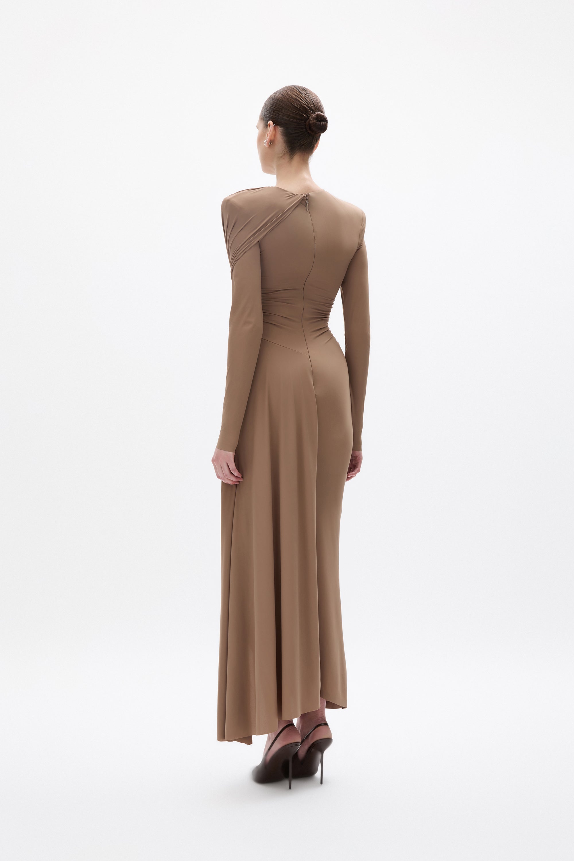 Rico Dress- Mocha Dresses Rachel Gilbert