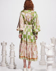 Checkmate Silk Shirtdress Dresses Alèmais   