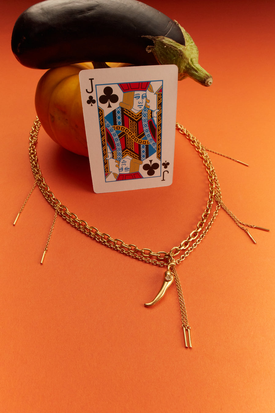 High Roller Chilli Chain Necklace- Preorder Necklaces Alèmais   