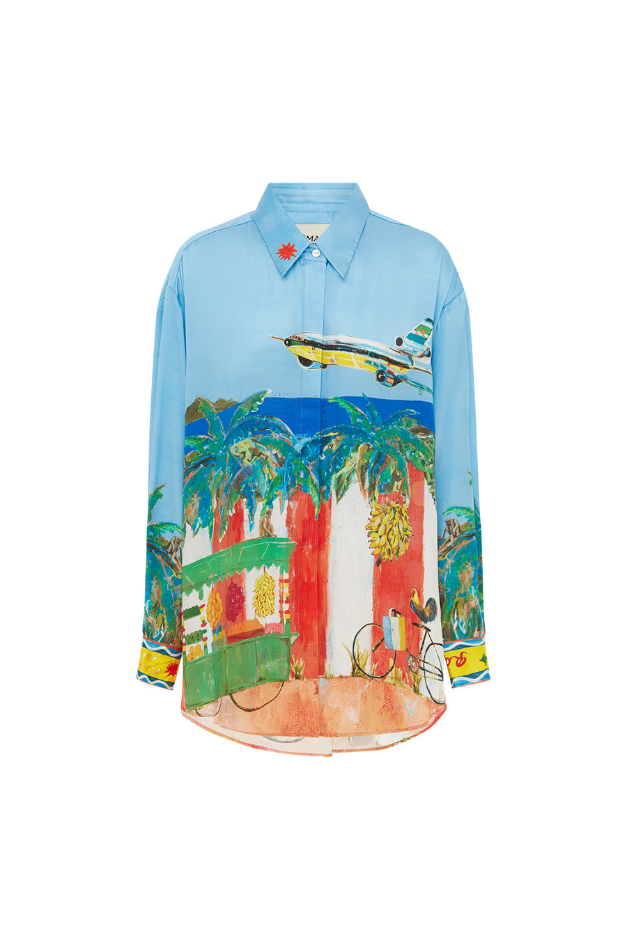 All Aboard Silk Shirt shirt Alèmais   