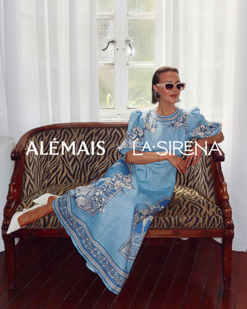 La. Sirena Exclusive- Villa Romantica Midi Dress Dresses Alèmais