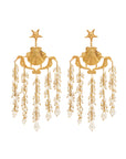 Curio Pearl Chandelier Earrings Earrings Alèmais   