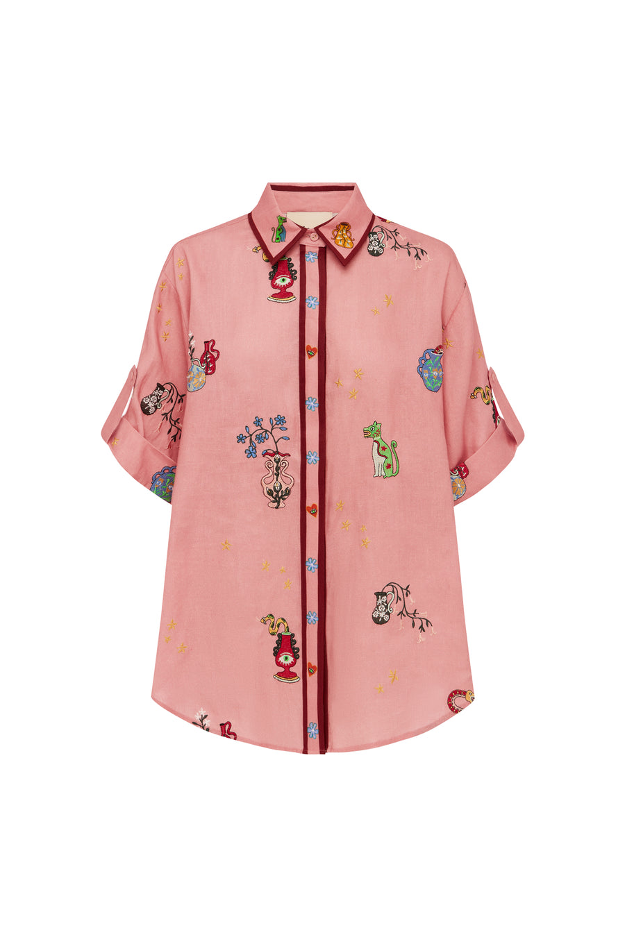 Timmy Embroidered Shirt- Preorder shirt Alèmais   