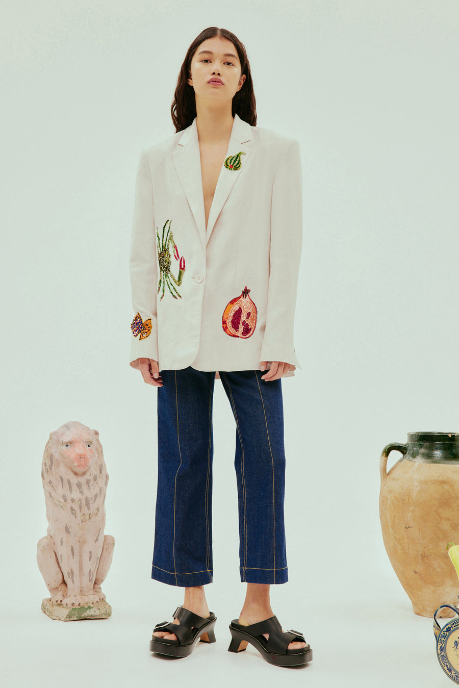 Seb Embellished Blazer- Preorder Blazer Alèmais   