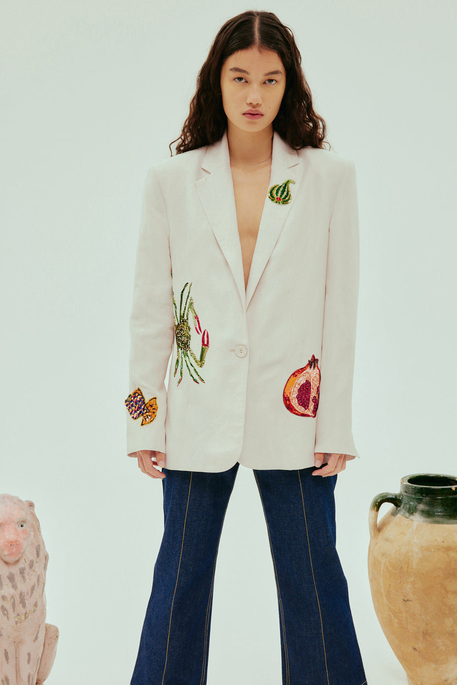 Seb Embellished Blazer- Preorder Blazer Alèmais   