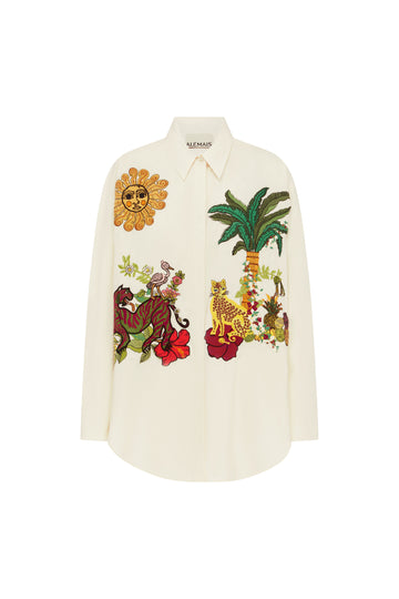 Tiger Embroidered Shirt- Preorder shirt Alèmais   