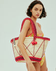 Lalo Macrame Cord Maxi Basket- Preorder bag Alèmais   