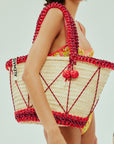 Lalo Macrame Cord Maxi Basket- Preorder bag Alèmais   