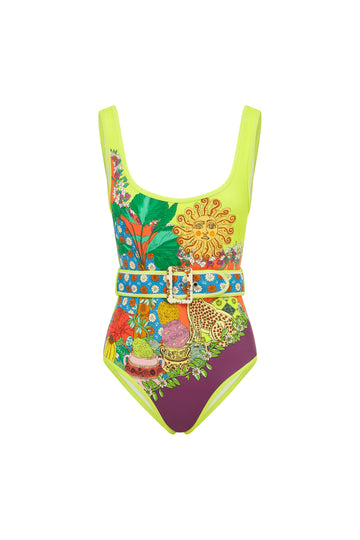 Tiger One Piece swim Alèmais