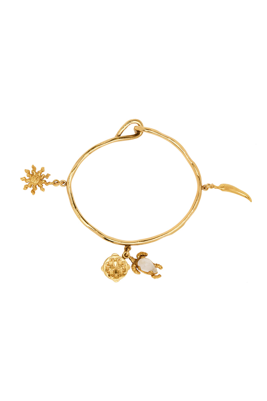 Encanto Collector Charm Bangle Gold- Preorder Bracelets Alèmais   