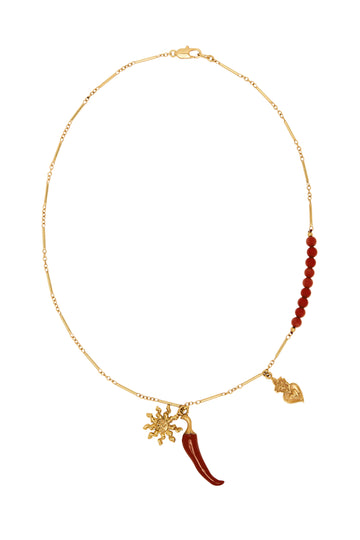 Encanto Fine Chilli Necklace- Preorder Necklaces Alèmais   