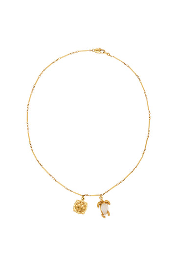 Encanto Fine Charm Necklace Gold- Preorder Necklaces Alèmais   