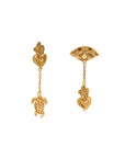 Encanto Charm Drop Earrings Gold- Preorder Earrings Alèmais   