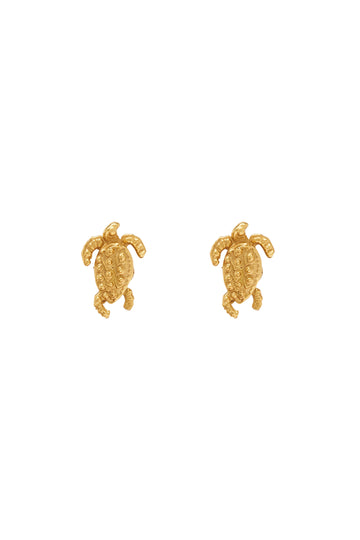 Encanto Turtle Studs Gold- Preorder Earrings Alèmais   