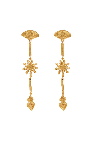 Encanto Mismatched Drop Earrings- Preorder Earrings Alèmais   