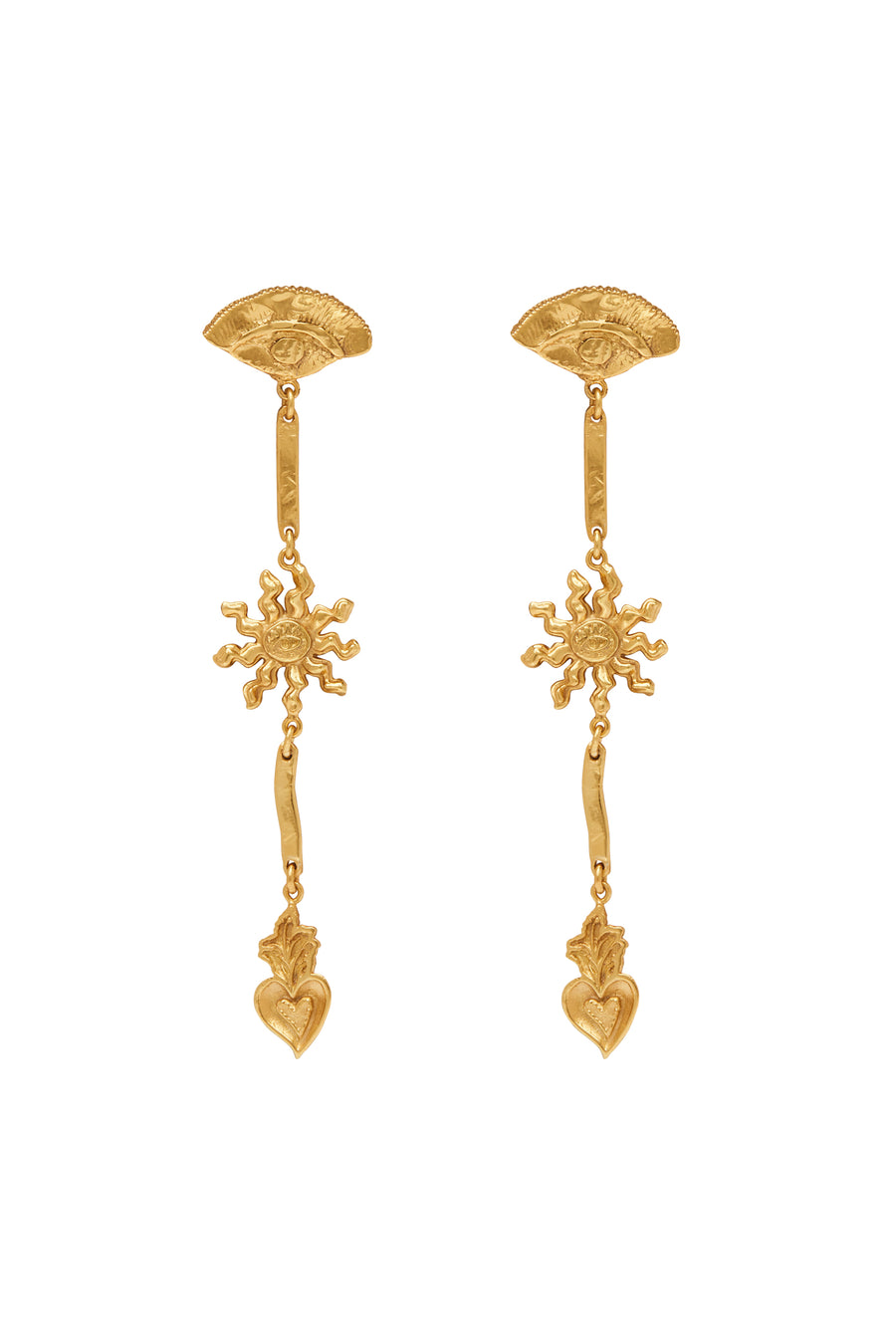 Encanto Mismatched Drop Earrings Earrings Alèmais   