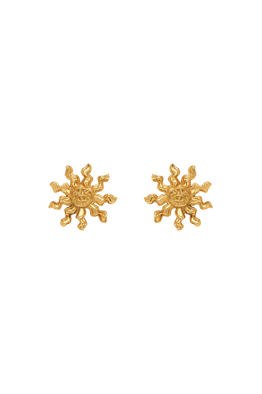 Encanto Sun Studs Gold- Preorder Earrings Alèmais   