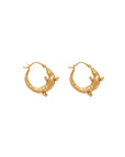 Encanto Aligator Hoop Earrings Earrings Alèmais   