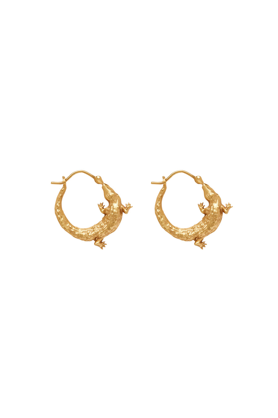 Encanto Aligator Hoop Earrings- Preorder Earrings Alèmais   