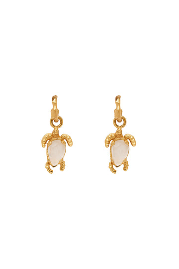 Encanto Turtle Drop Earrings- Preorder Earrings Alèmais   