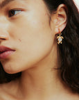 Encanto Turtle Drop Earrings- Preorder Earrings Alèmais   