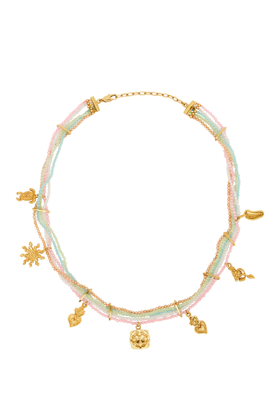 Encanto Bead Charm Necklace Gold- Preorder Necklaces Alèmais   