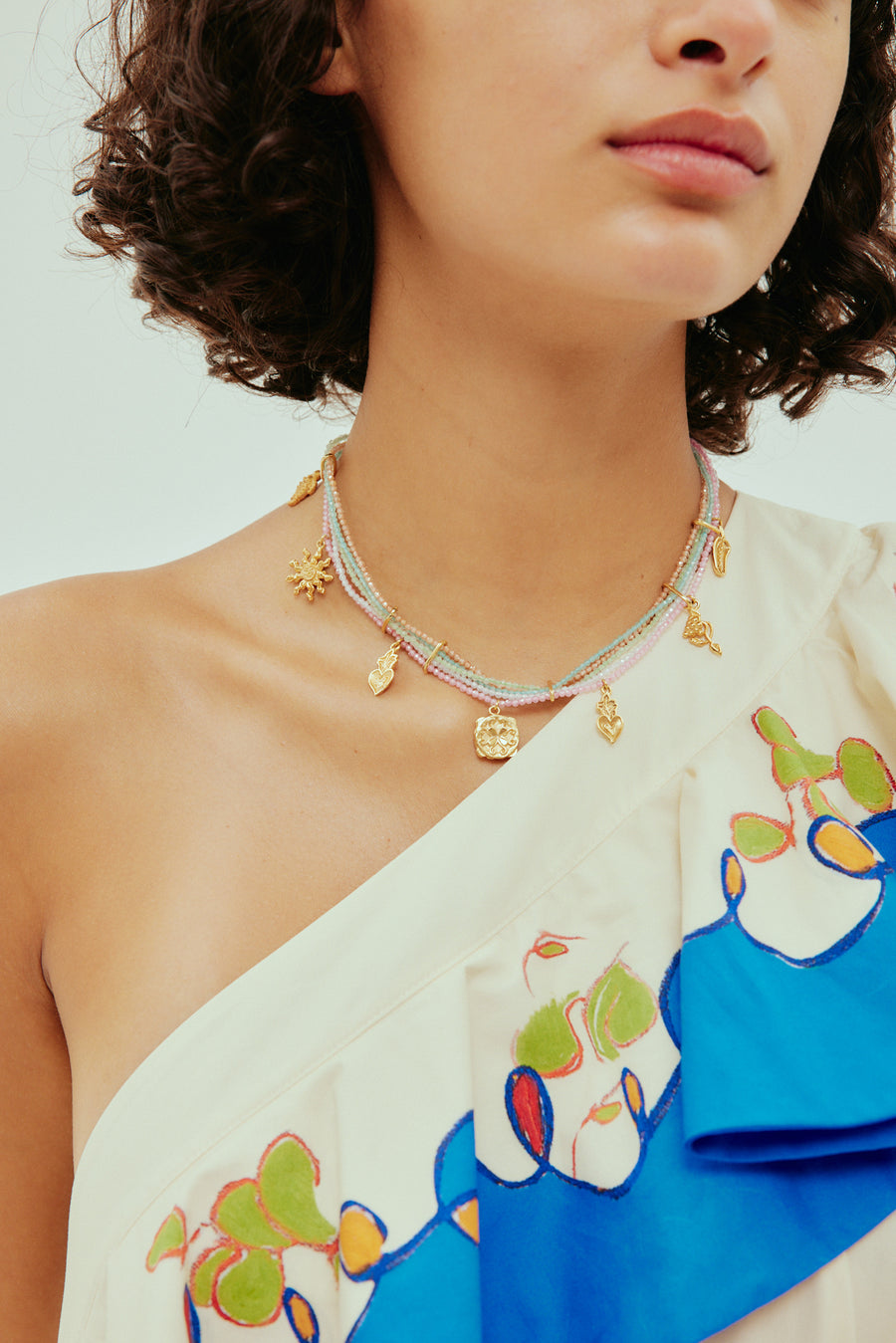 Encanto Bead Charm Necklace Gold- Preorder Necklaces Alèmais   