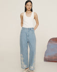 Charlene Denim Jean- Preorder denim jeans Alèmais