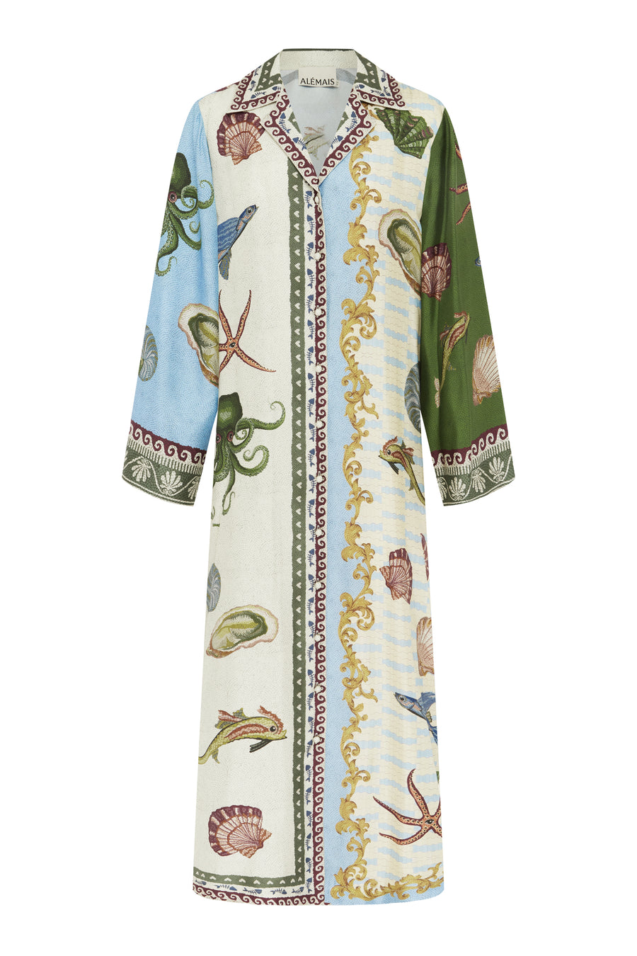 Bath House Silk Shirtdress Dresses Alèmais