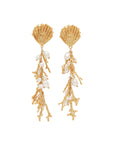 Reverie Cluster Pearl Drop Earrings Earrings Alèmais