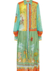 Surrealist Summer Ramie Shirtdress Dresses Alèmais