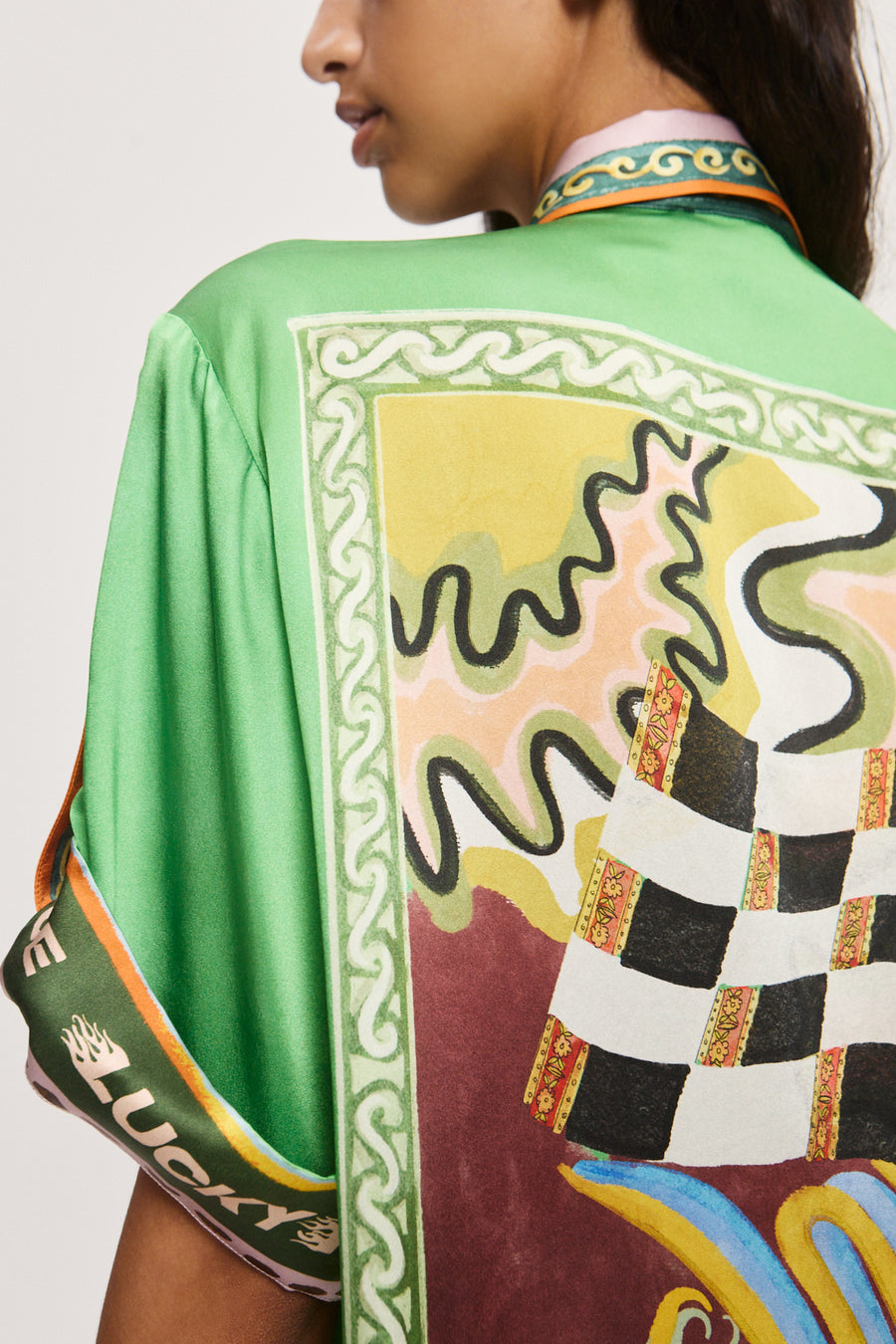 Lucky Pace Silk Shirt shirt Alèmais