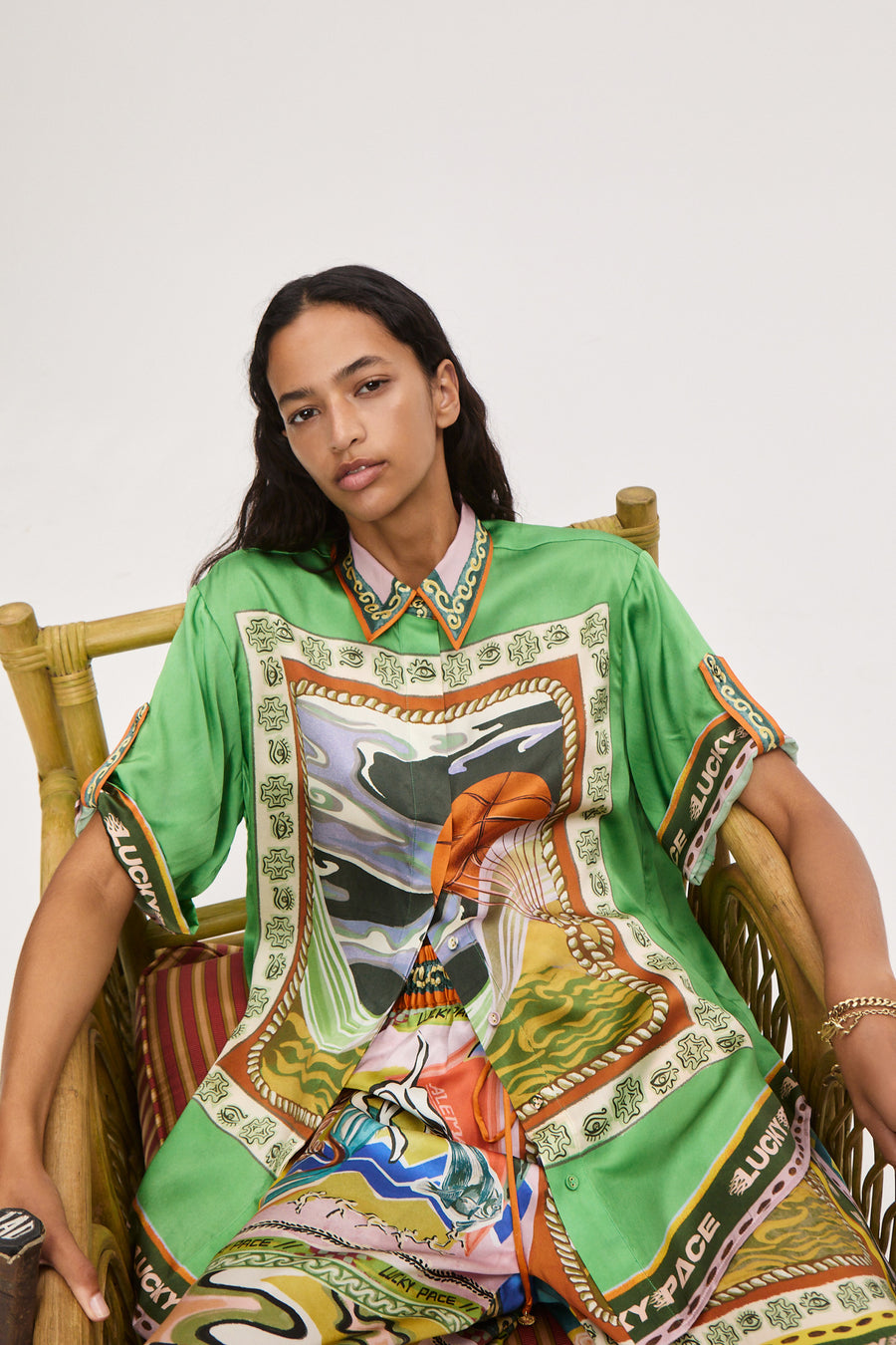 Lucky Pace Silk Shirt shirt Alèmais