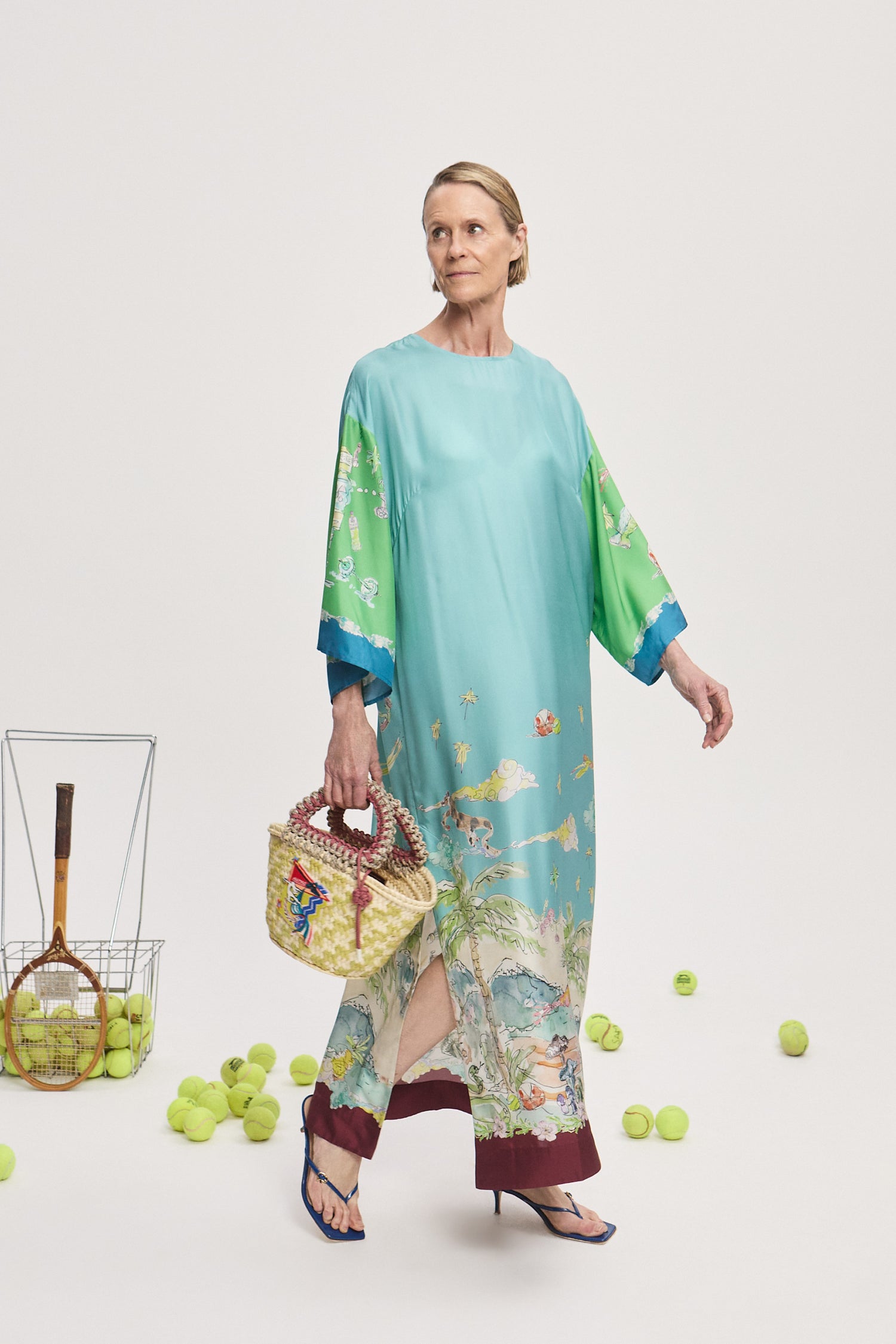 Daria Silk Midi Dress Dresses Alèmais