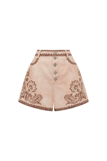 Akia Denim Short- Preorder Shorts Alèmais