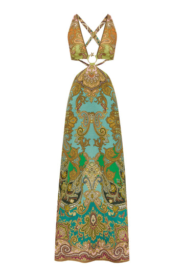 Clemenza Cut Out Midi Dress- Preorder Dresses Alèmais