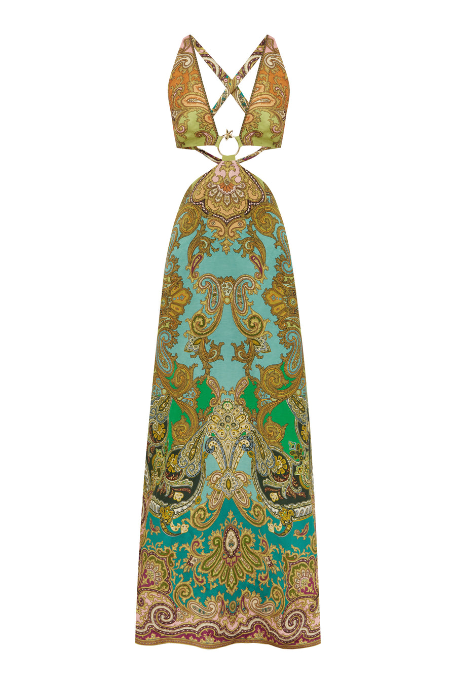 Clemenza Cut Out Midi Dress- Preorder Dresses Alèmais