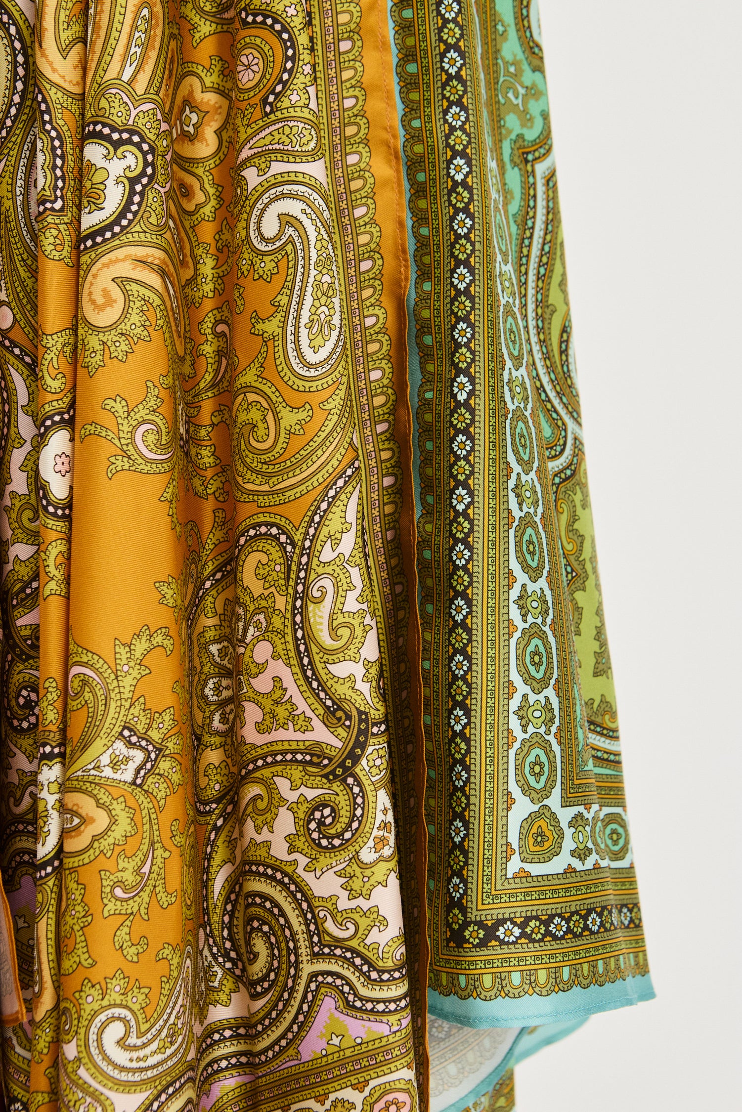 Clemenza Spliced Silk Shirt shirt Alèmais