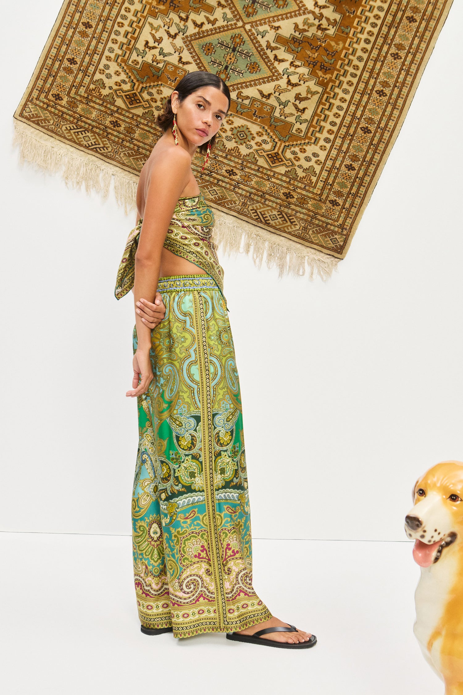 Clemenza Silk Pant Pants Alèmais