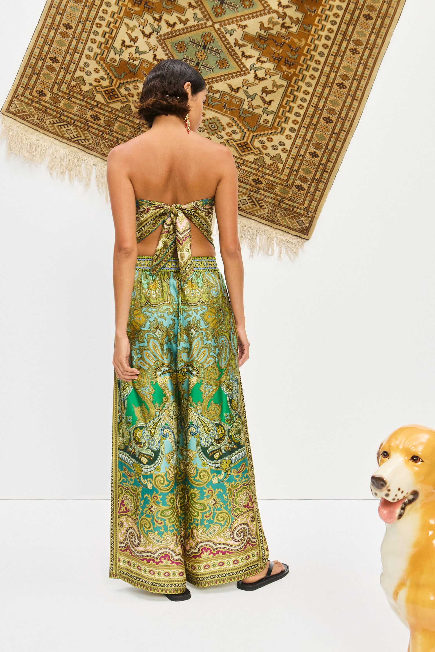 Clemenza Silk Pant Pants Alèmais