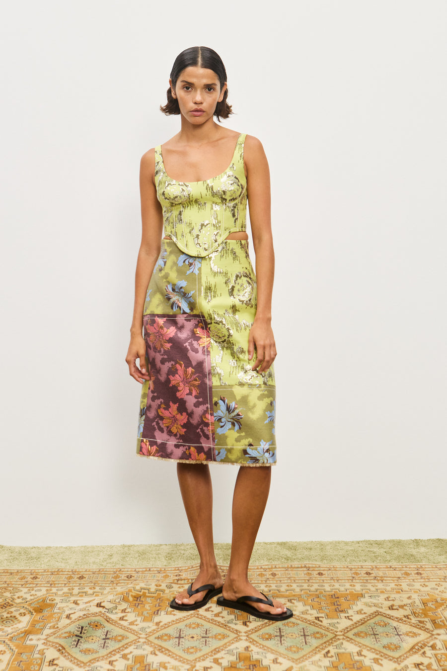 Adriana Jacquard Skirt- Preorder Skirts Alèmais
