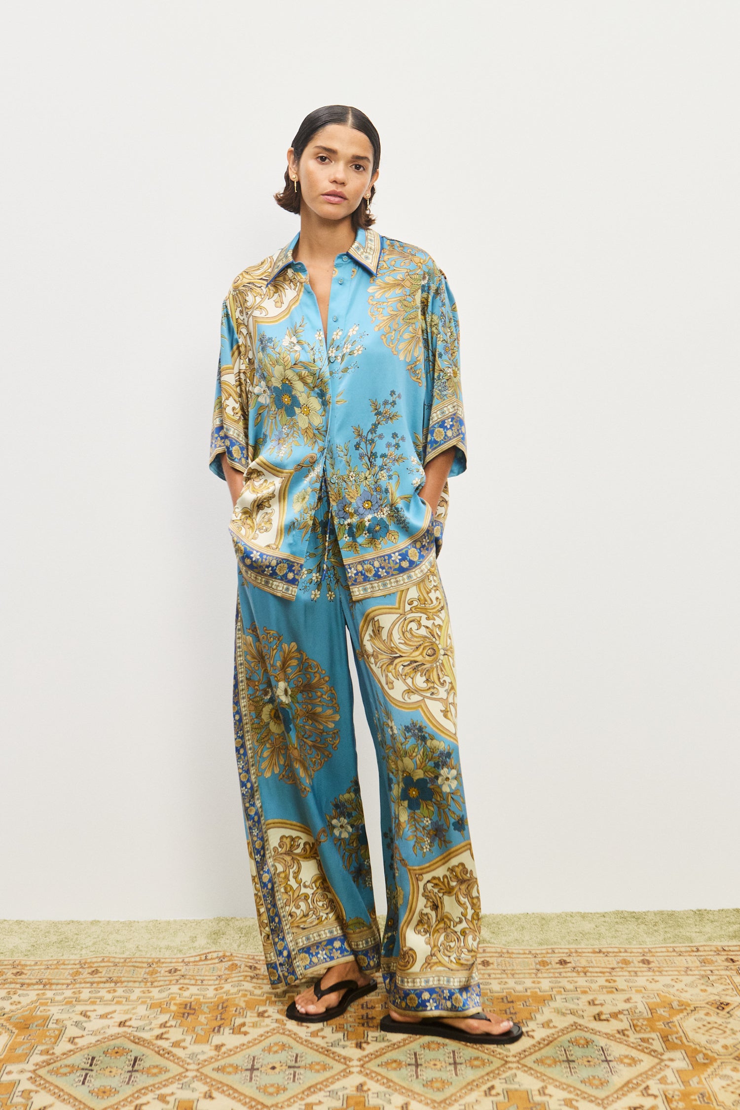 Cassie Silk Pant Pants Alèmais