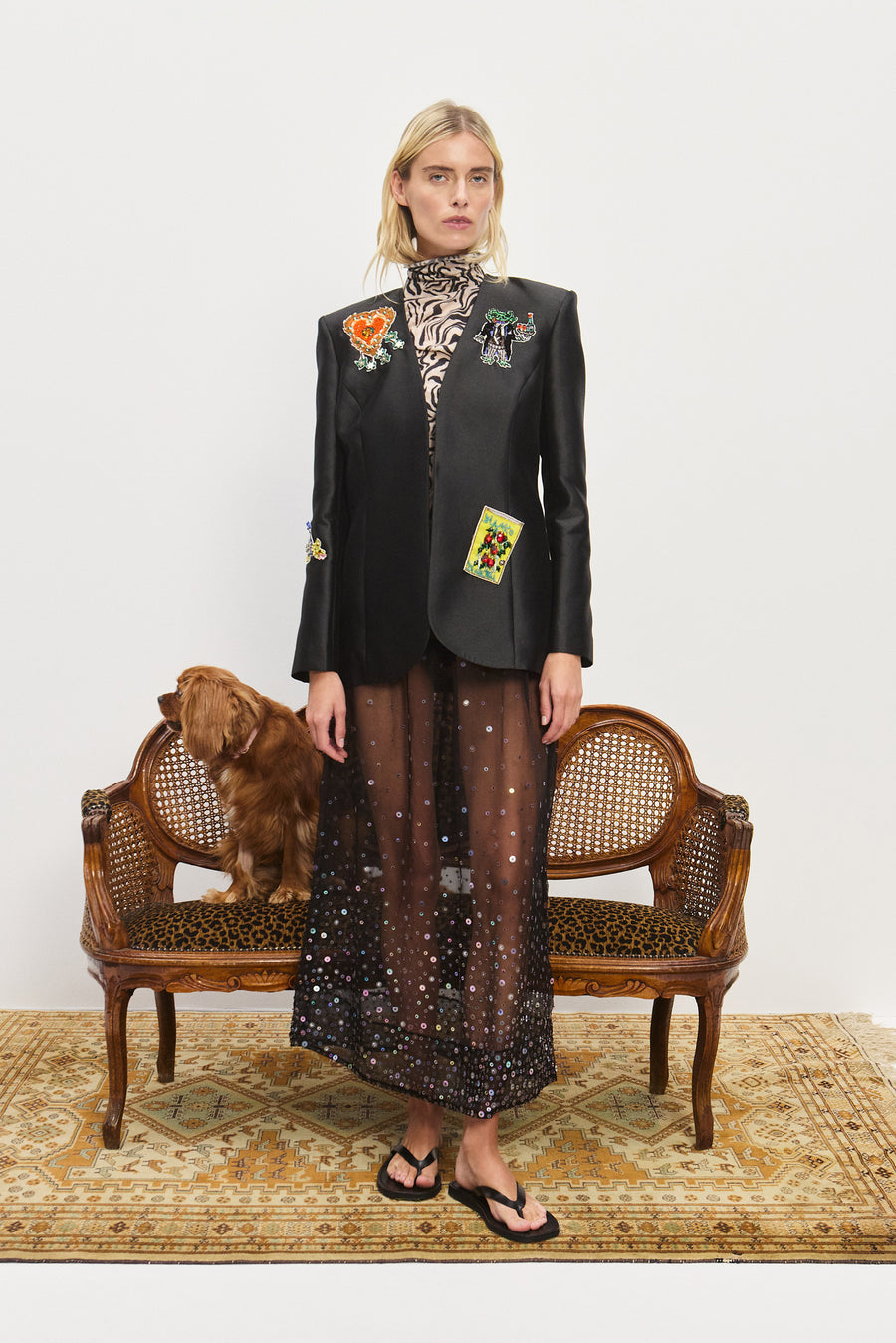 Ginger Embellished Blazer- Preorder Blazer Alèmais