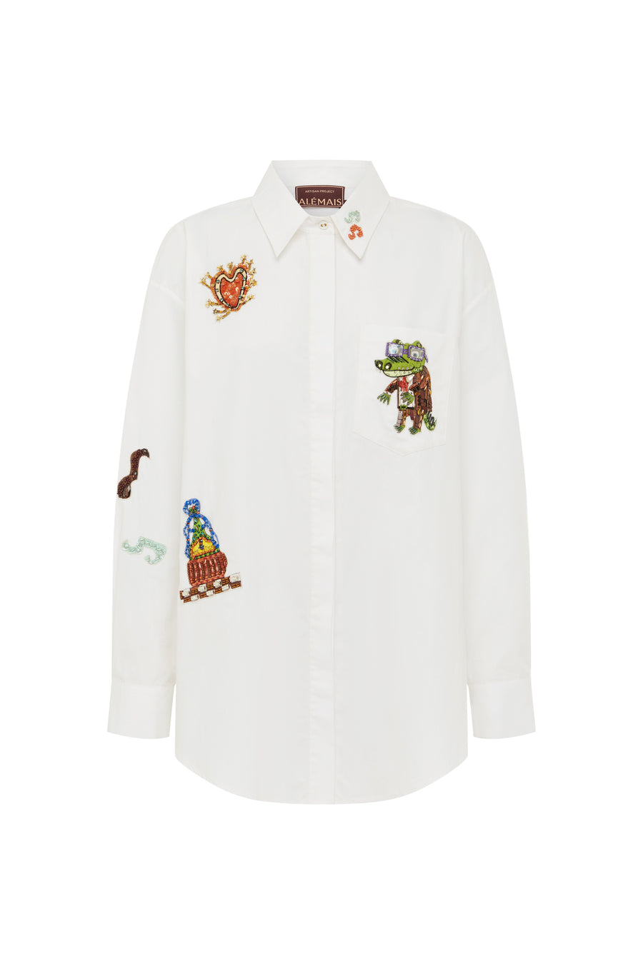 Katerina Embellished Shirt- Preorder shirt Alèmais