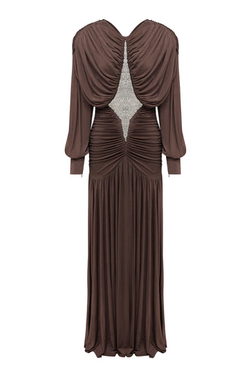 Silvio Ruched Midi Dress- Preorder Dresses Alèmais